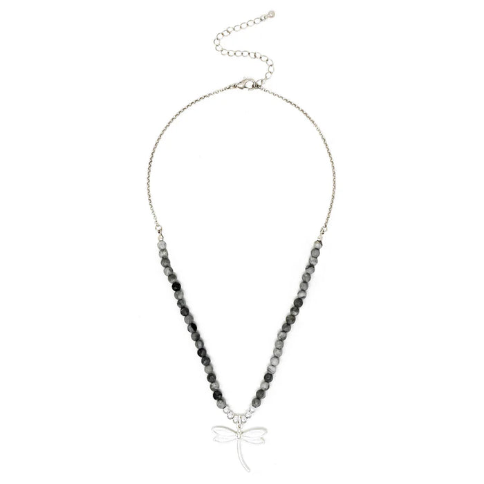 Beaded Dragonfly Necklace