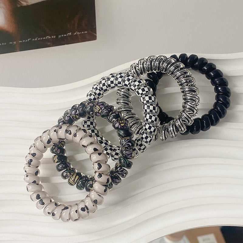 Bree Colorful Coil Hair Tie Sets