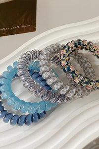 Bree Colorful Coil Hair Tie Sets