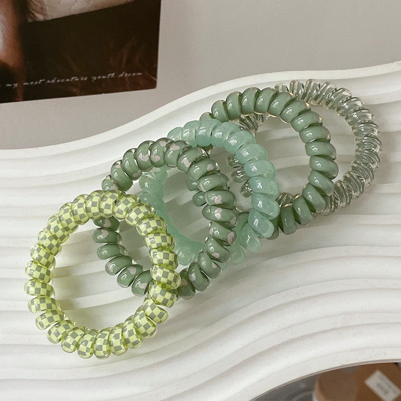 Bree Colorful Coil Hair Tie Sets