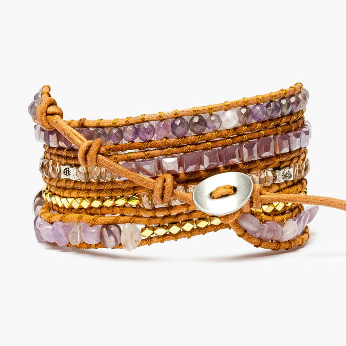 Amethyst Imperial Wrap Bracelet