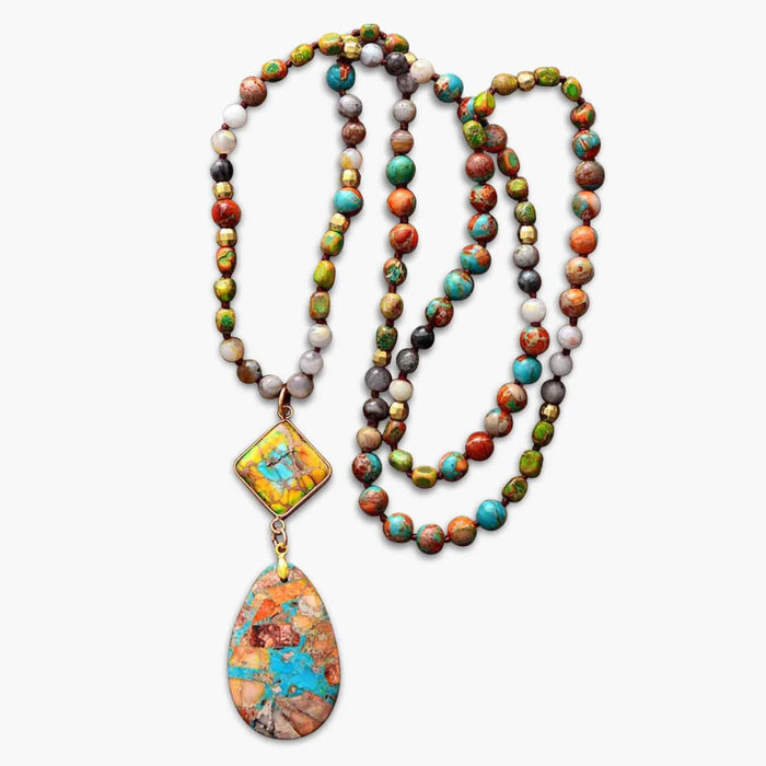 Intense Jasper Spiritual Necklace