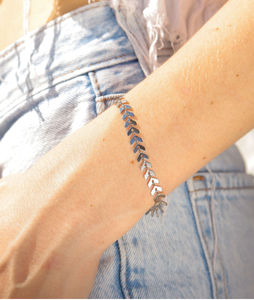 Emma Chevron Chain Bracelet