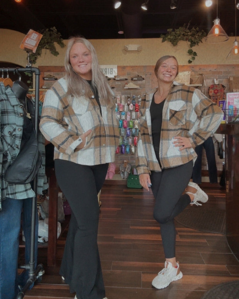 Cindy Oversized Plaid Shacket