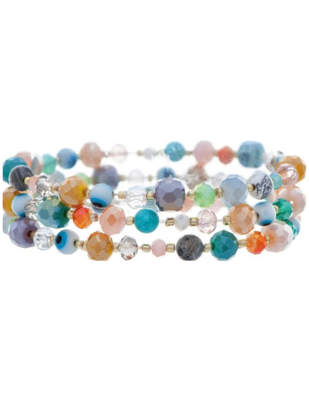 Colorful Beaded Bracelet Set