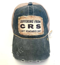"Suffering from CRS" Distressed Trucker Cap
