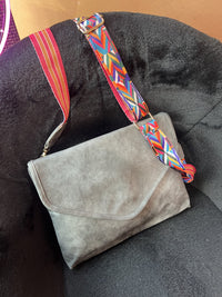 Jess Leopard Print Strap Envelope Crossbody Bag