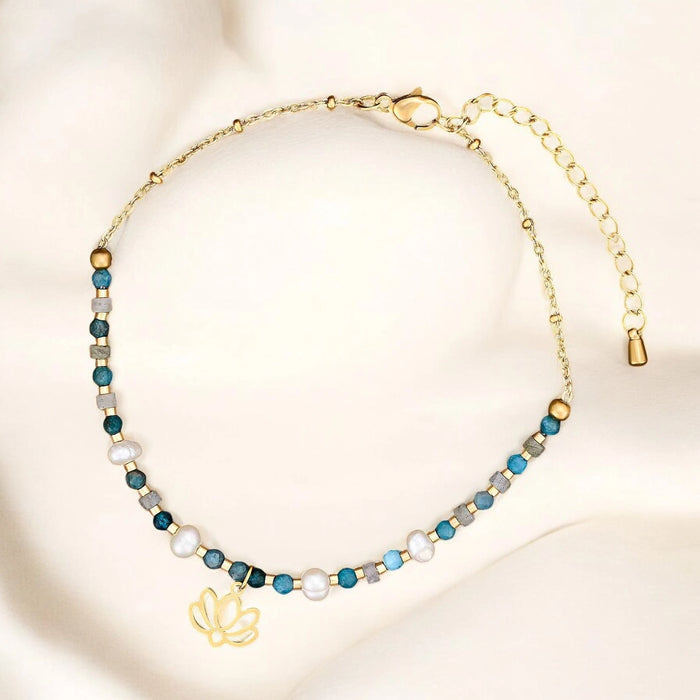 Tranquil Lotus Summer Anklet
