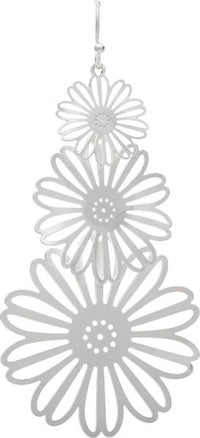 Triple Daisy Cutout Earrings