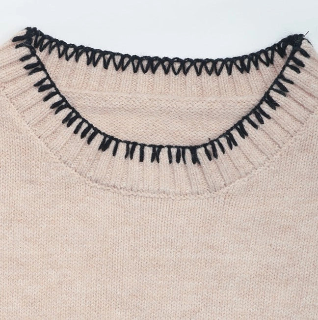 Brenda Accent Stitch Sweater