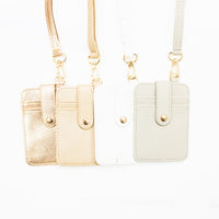 Eve Mini Wallet Lanyard - Nude