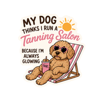 Glow for a Paws Event Stickers