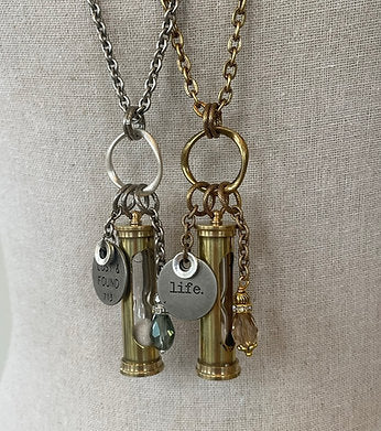 Vintage Hourglass Necklace