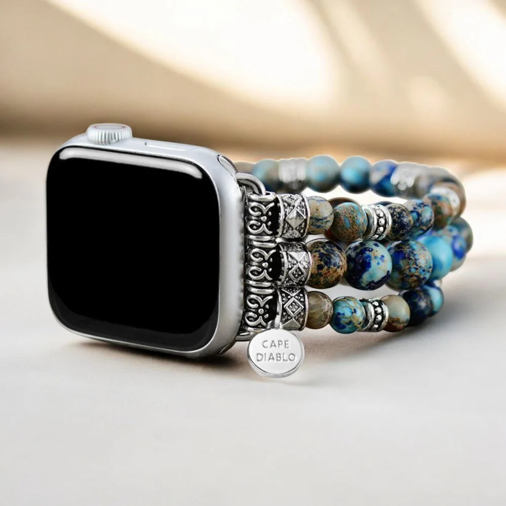Imperial Jasper Stretch Apple Watch Strap