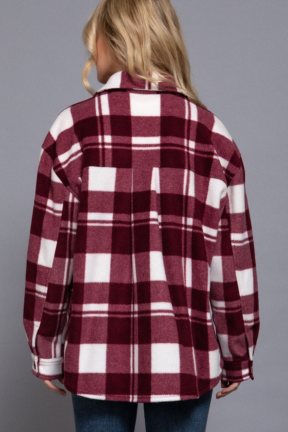 Livvy Plaid Fleece Shacket