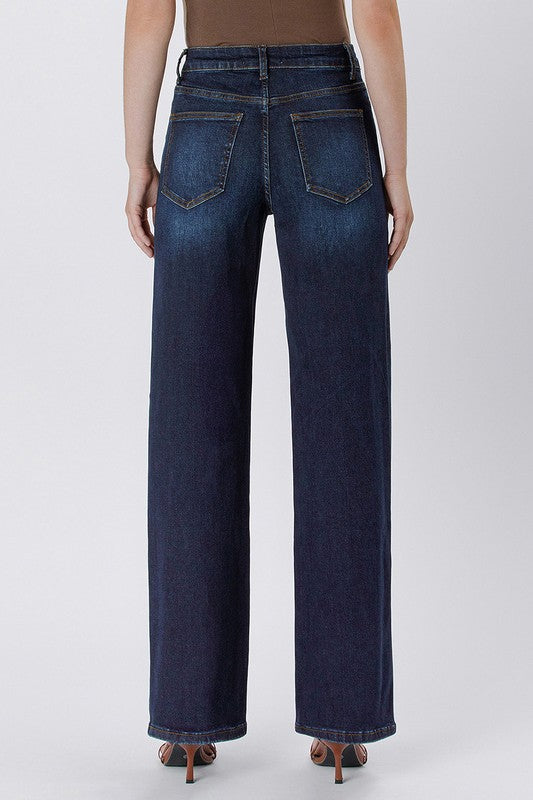 Vervet 90's Super High Rise Wide Leg Jeans