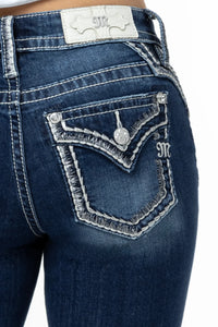 Miss Me Mid Rise Medium Wash Bootcut Jeans