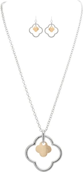 Two Tone Clover Jewelry Separates