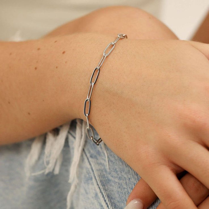 Zoe Paperclip Chain Bracelet