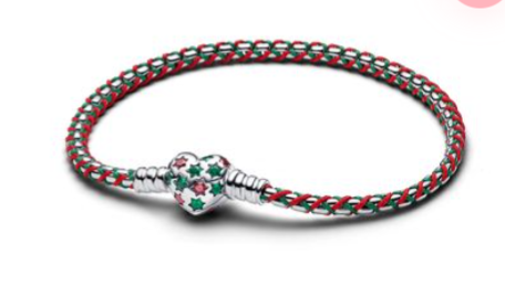Peppermint Cord Box Chain Bracelet