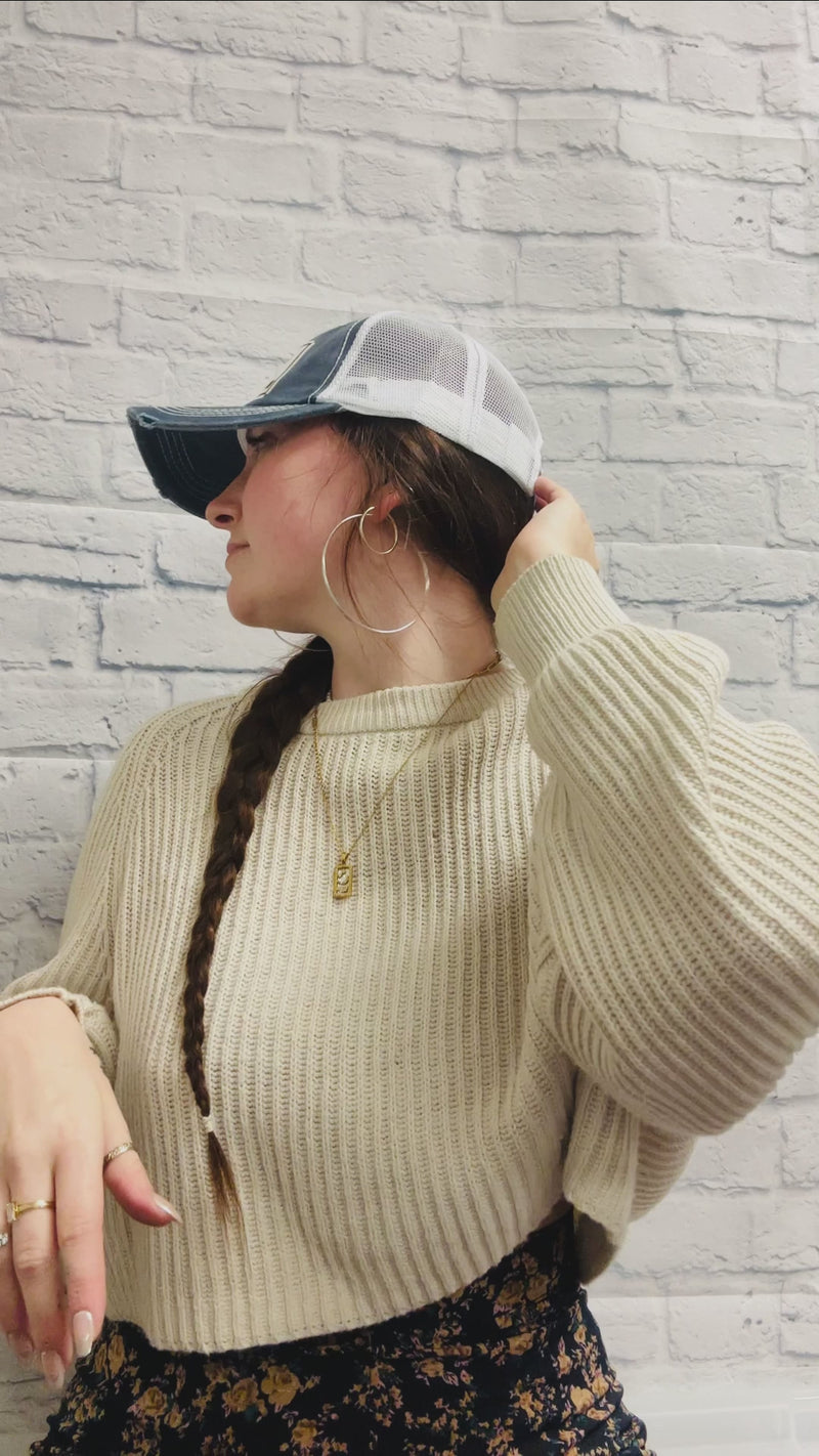 OPE Distressed Trucker Cap