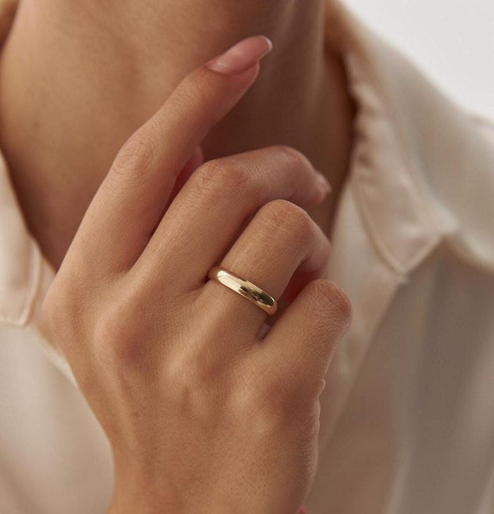 Harper Classic 18k Gold Ring