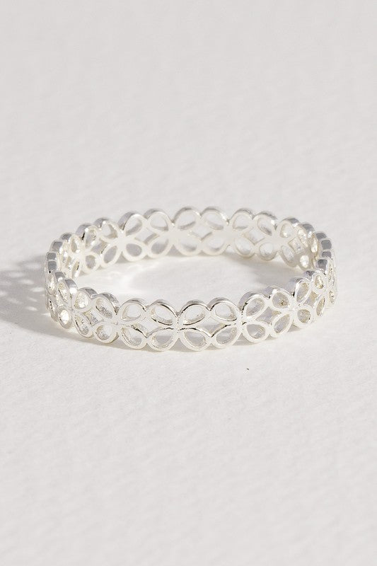 Floral Band Ring