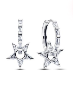 Sparkling Stella Openwork Star Earrings
