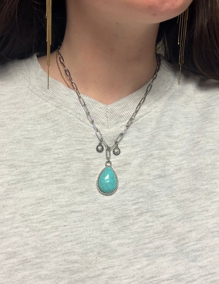 Tallie Turquoise Necklace
