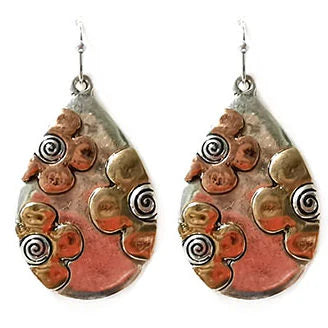 Flower Teardrop Earrings