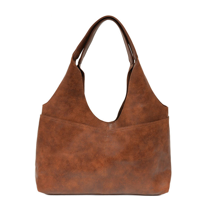 Val Vegan Leather Hobo Bag