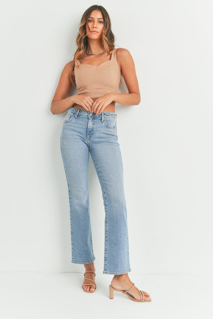 Skylar Low Rise Vintage Slim Bootcut Jeans