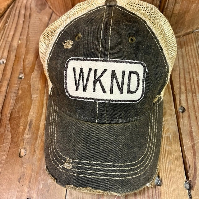 WKND Distressed Baseball Cap