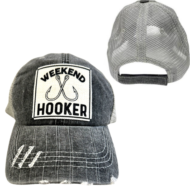 Weekend Hooker Distressed Trucker Cap