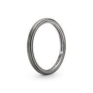 Ruthenium-plated ring size 7.5/56