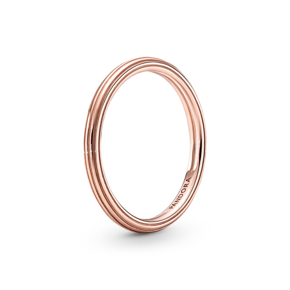 14k rose gold-plated ring size 7/54