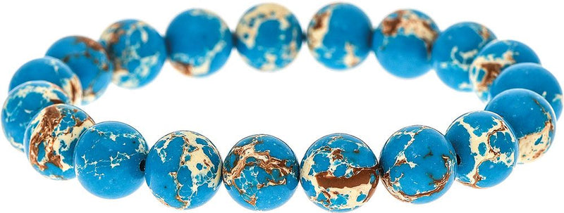Turquoise Chrysoprase Bead Bracelet