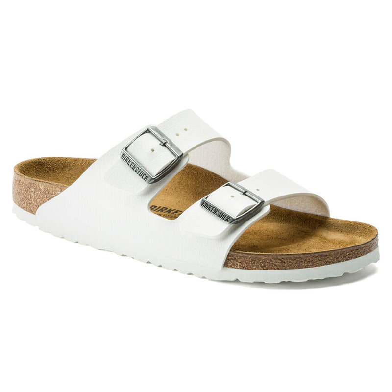Birkenstock Arizona Birko-Flor Sandals - White (Regular/Wide)