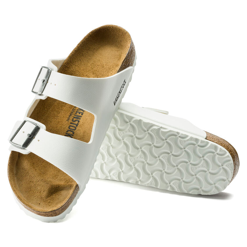 Birkenstock Arizona Birko-Flor Sandals - White (Regular/Wide) – Urban Chic  Boutique