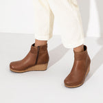 Birkenstock Ebba Leather Boots - Cognac (Medium/Narrow)