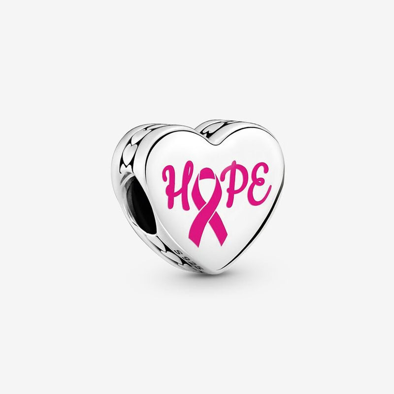 Hope Pink Ribbon Charm