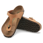 Birkenstock Gizeh Vegan Leather Sandal - Pecan (Regular/Wide)