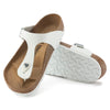 Birkenstock Gizeh Leather Sandals - White (Regular/Wide)