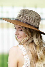 Leighton Multi-Colored Woven Panama Hat