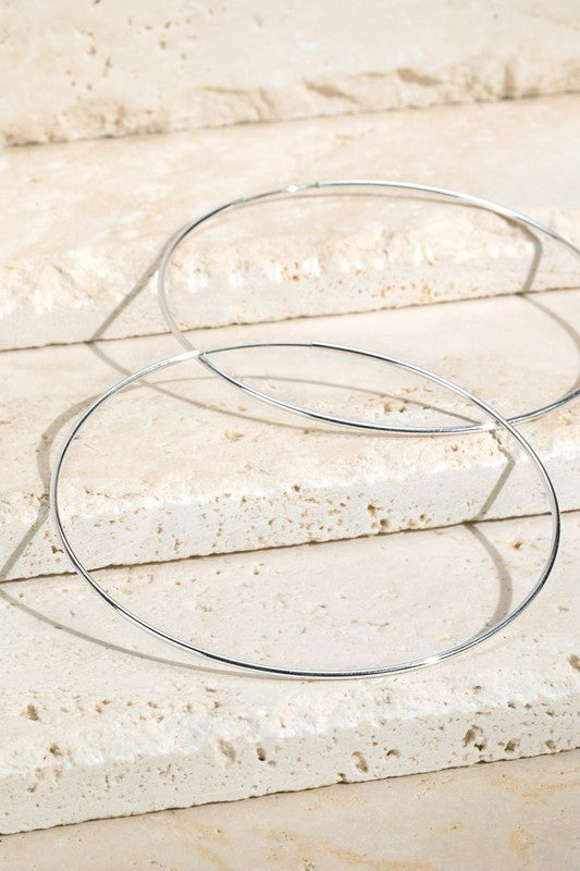 May Infinity Hoop Earrings