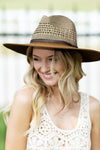 Leighton Multi-Colored Woven Panama Hat