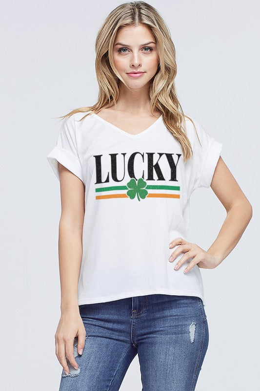 "Lucky" Graphic Tee