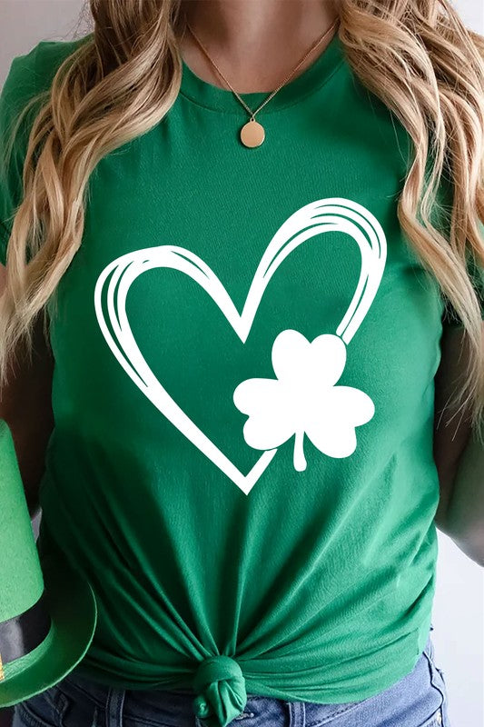 Shamrock Heart Graphic Tee