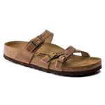 Birkenstock Franca Oiled Leather Sandals - Tobacco Brown (Regular/Wide)